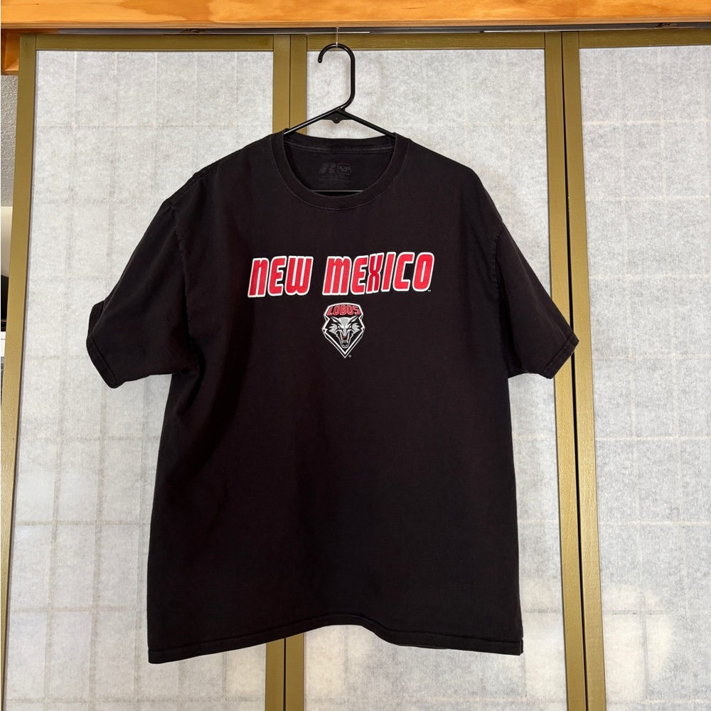 Russell Athletic Black UNM Lobos Graphic Tee, Size XL